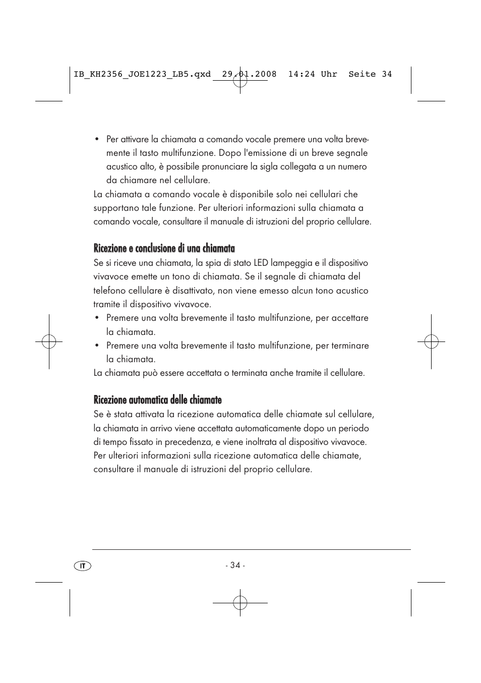 Kompernass KH 2356 User Manual | Page 36 / 68