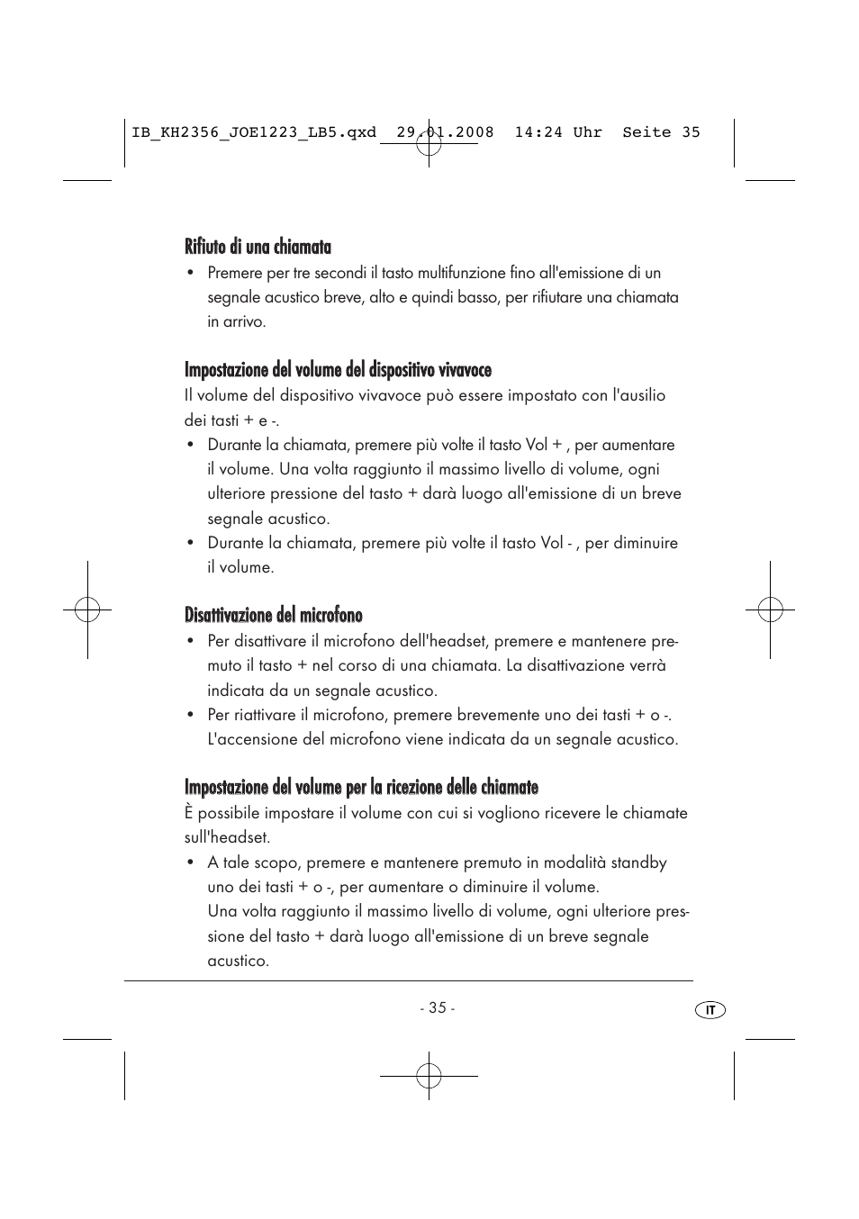 Kompernass KH 2356 User Manual | Page 37 / 68