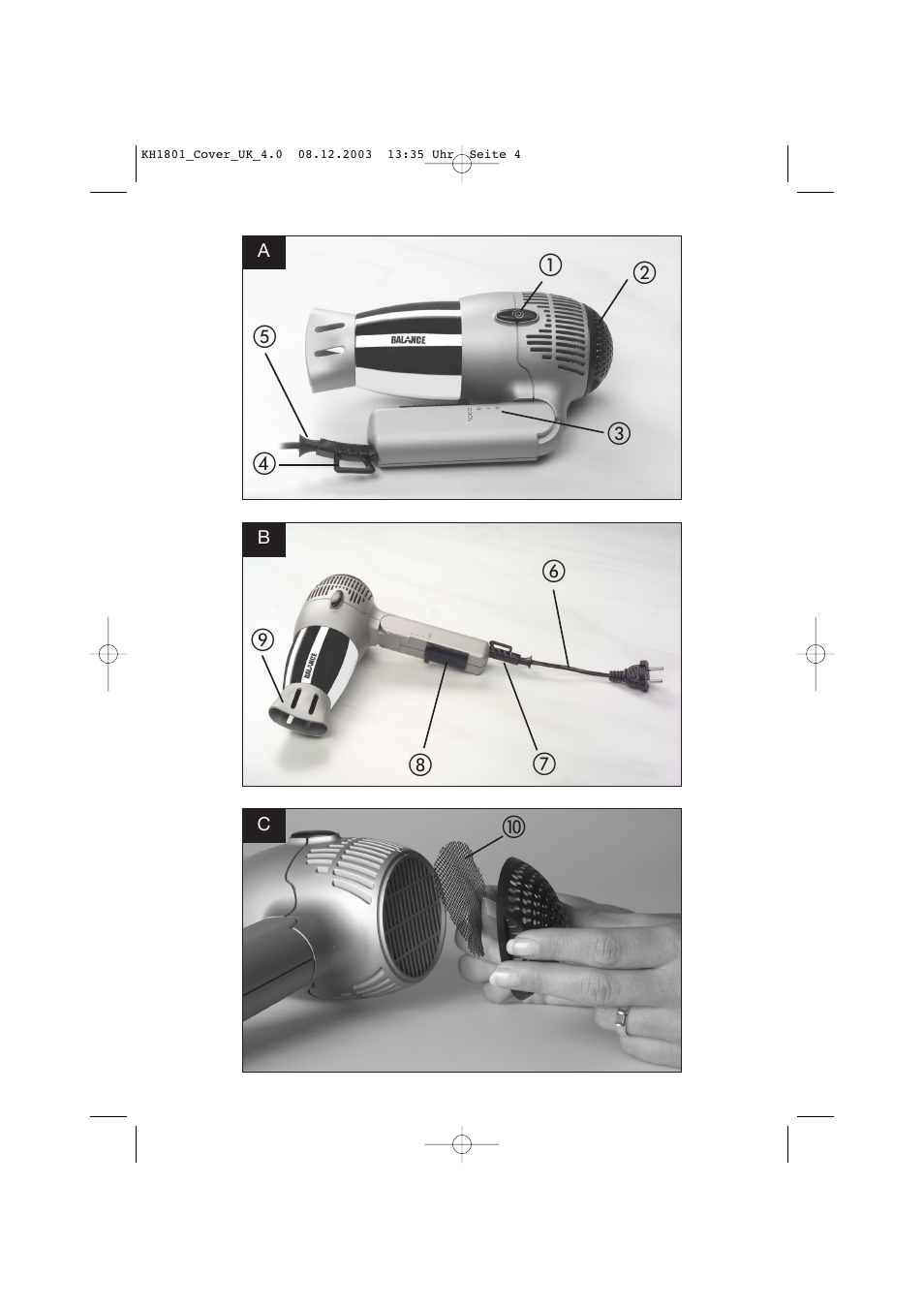 Kompernass KH 1801 User Manual | Page 2 / 7
