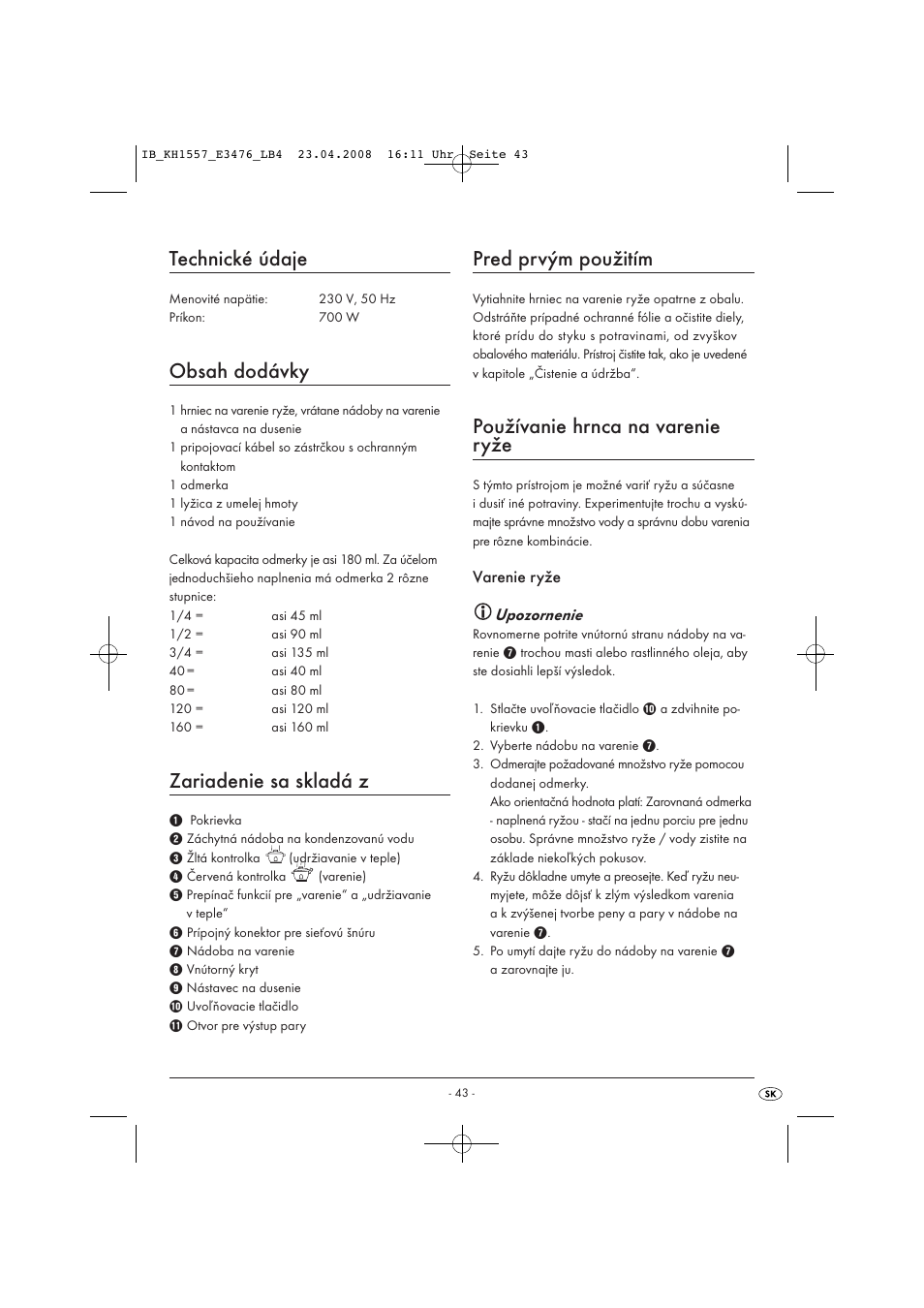 Kompernass KH 1557 User Manual | Page 45 / 65