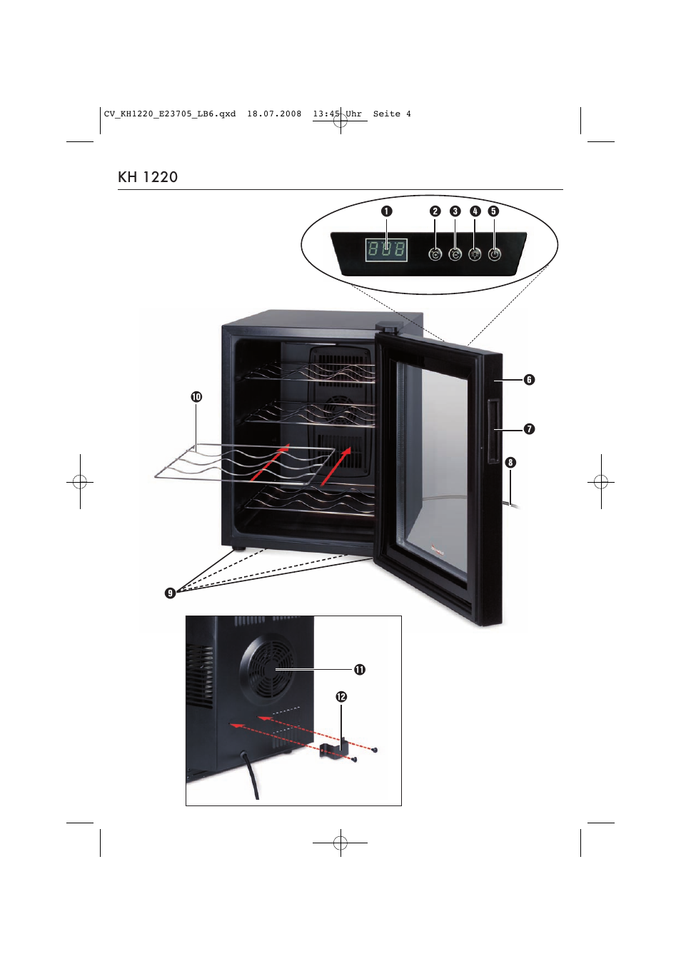 Kh 1220 | Kompernass KH1220 User Manual | Page 4 / 13