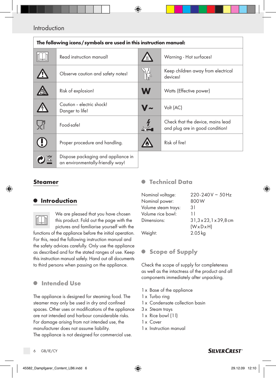 Introduction | Kompernass KH 1560 User Manual | Page 4 / 14
