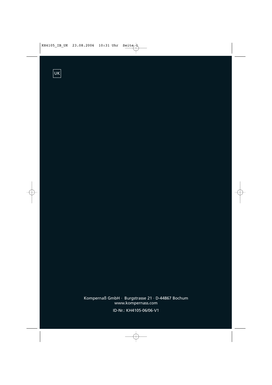 Kompernass HQ8155 User Manual | 9 pages