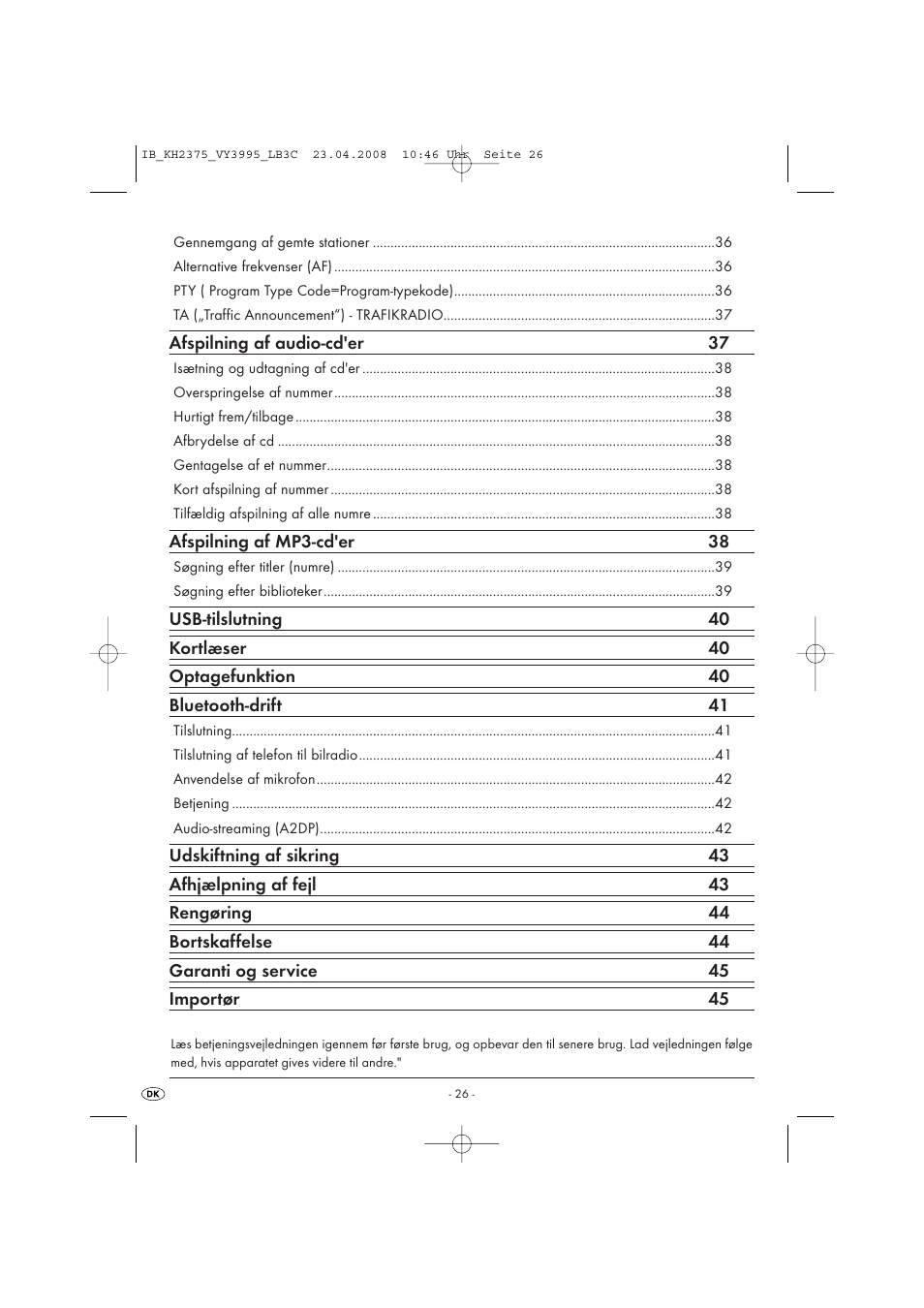 Kompernass KH 2375 User Manual | Page 28 / 50
