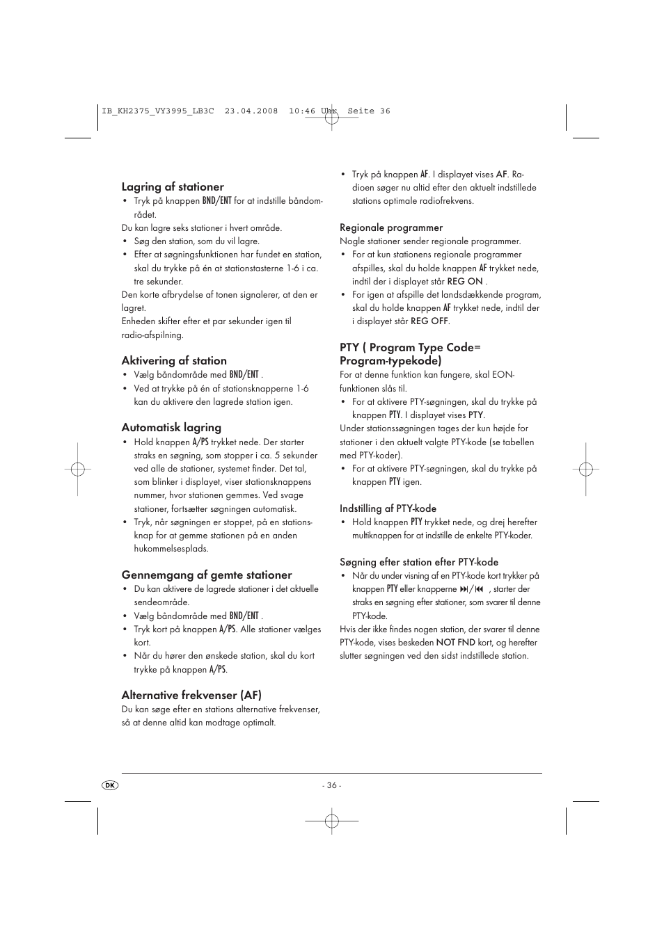 Kompernass KH 2375 User Manual | Page 38 / 50