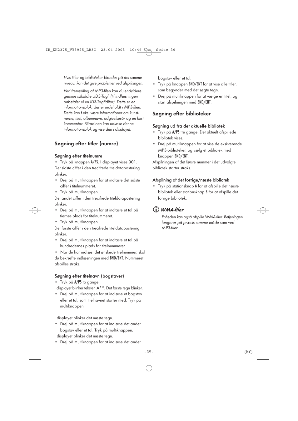 Kompernass KH 2375 User Manual | Page 41 / 50