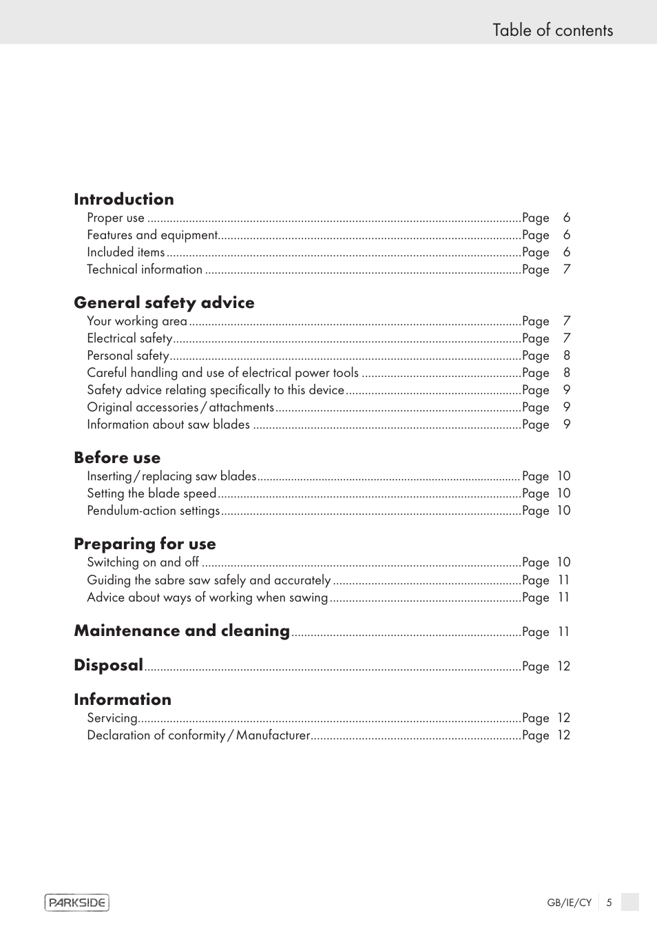 Kompernass PFS 710 A User Manual | Page 3 / 10