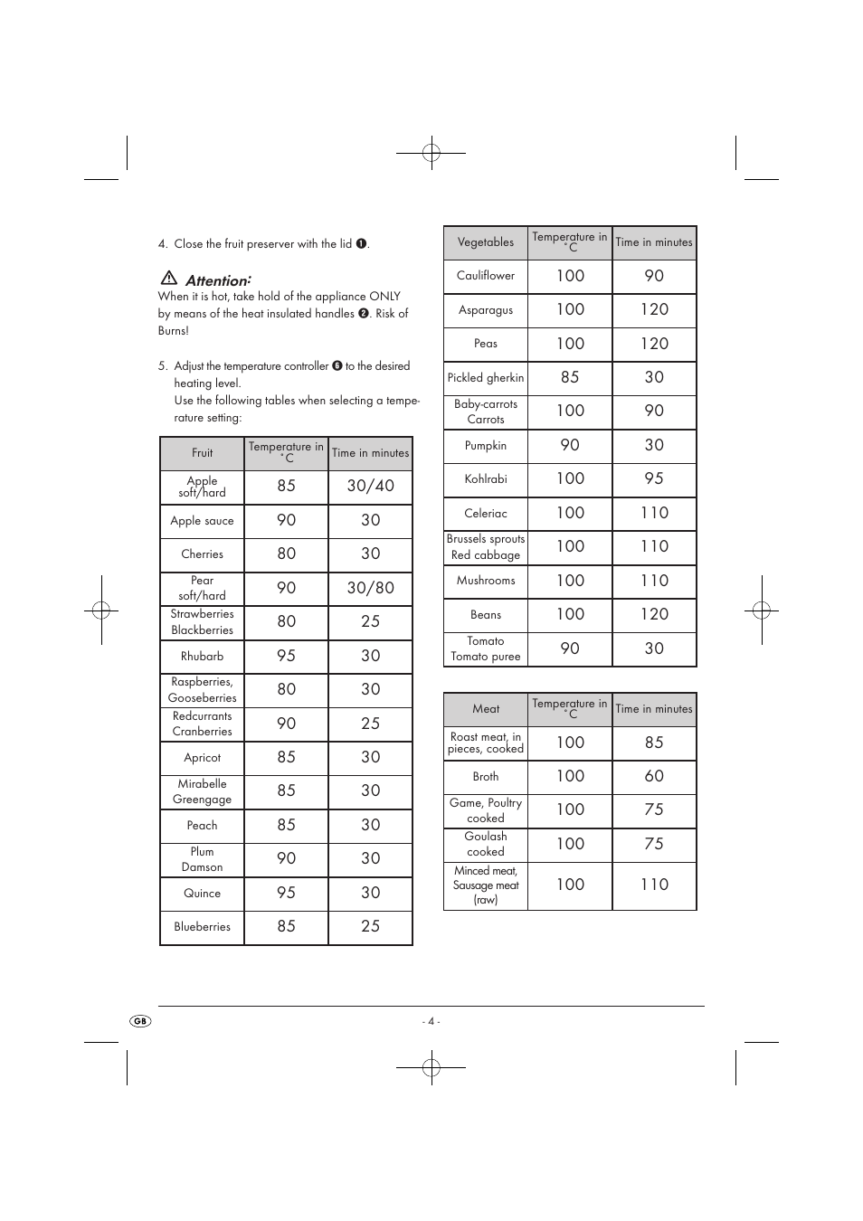 Kompernass KH 1135 User Manual | Page 6 / 66