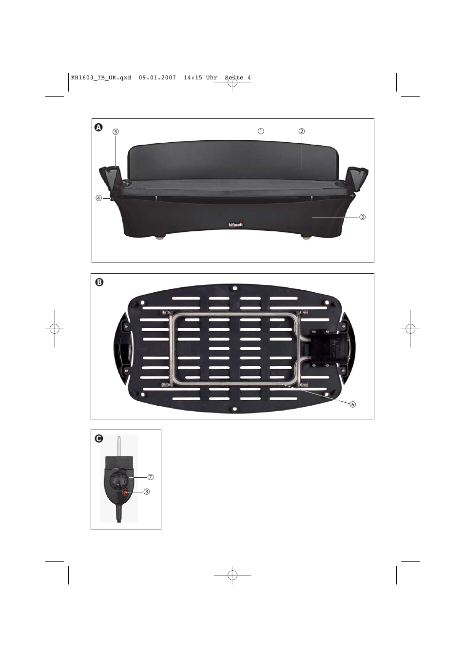 Kompernass KH 1603 User Manual | Page 4 / 9