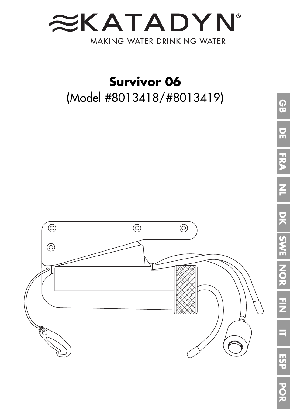 Katadyn SURVIVOR 06 8013418 User Manual | 6 pages