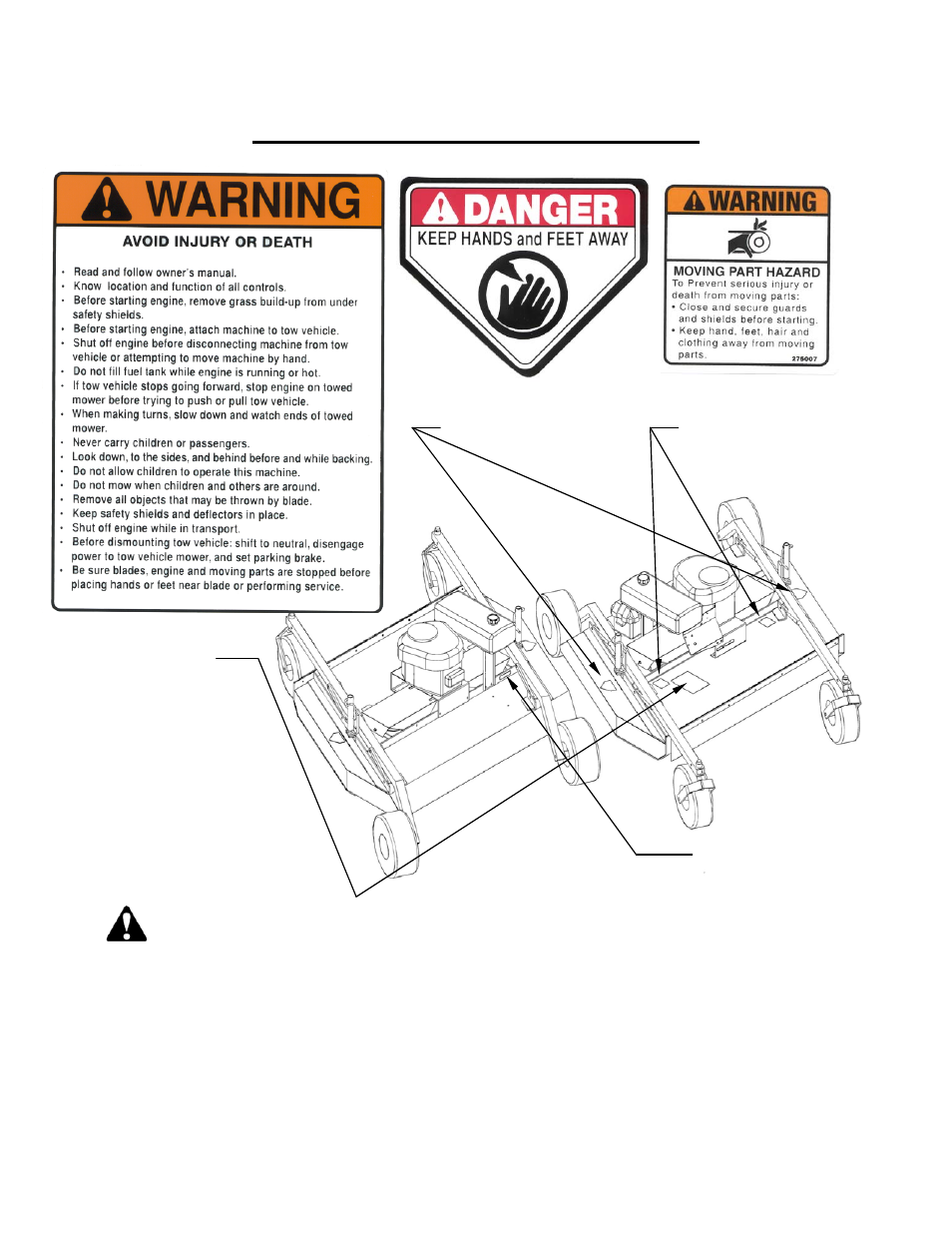 Safety signs and locations | Kunz MR55K User Manual | Page 4 / 21