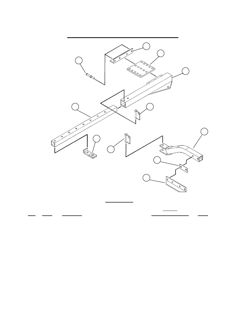 Lawn & garden hitch parts | Kunz AcrEase C60K User Manual | Page 27 / 31