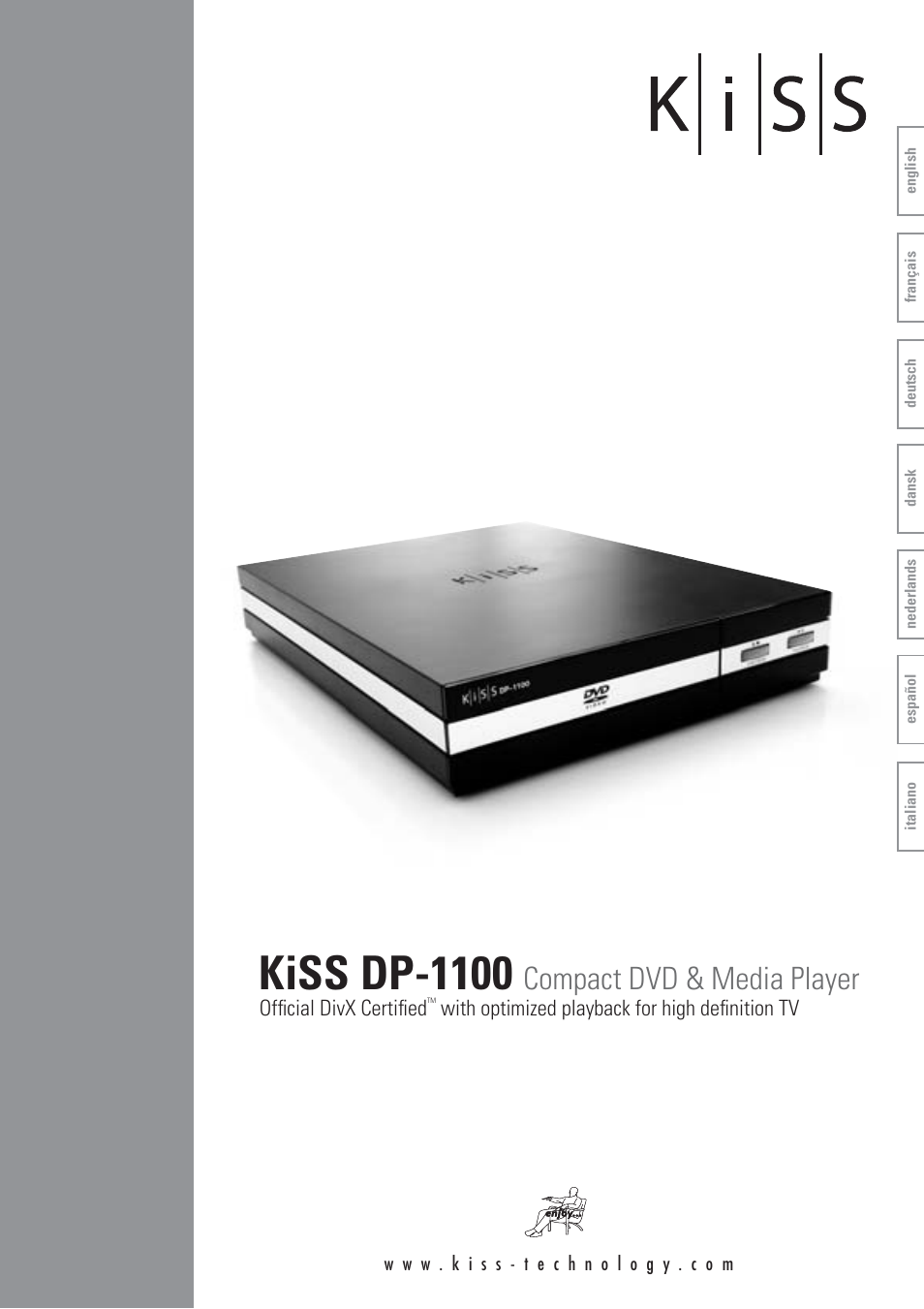 KiSS Networked Entertainment DP-1100 User Manual | 15 pages