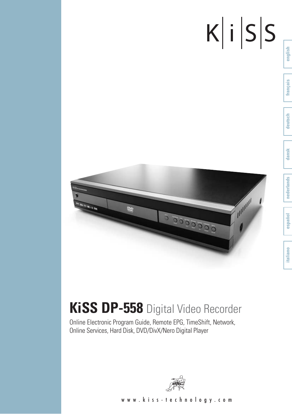 KiSS Networked Entertainment DP-558 User Manual | 30 pages