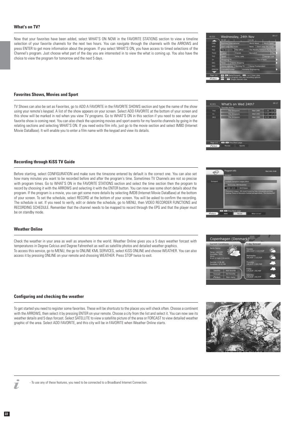KiSS Networked Entertainment DP-558 User Manual | Page 18 / 30