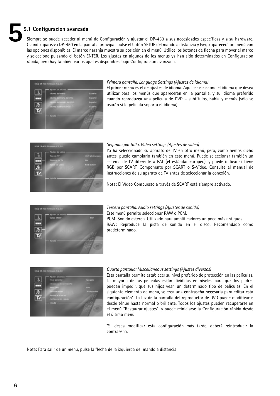 KiSS Networked Entertainment DP-450 User Manual | Page 45 / 51