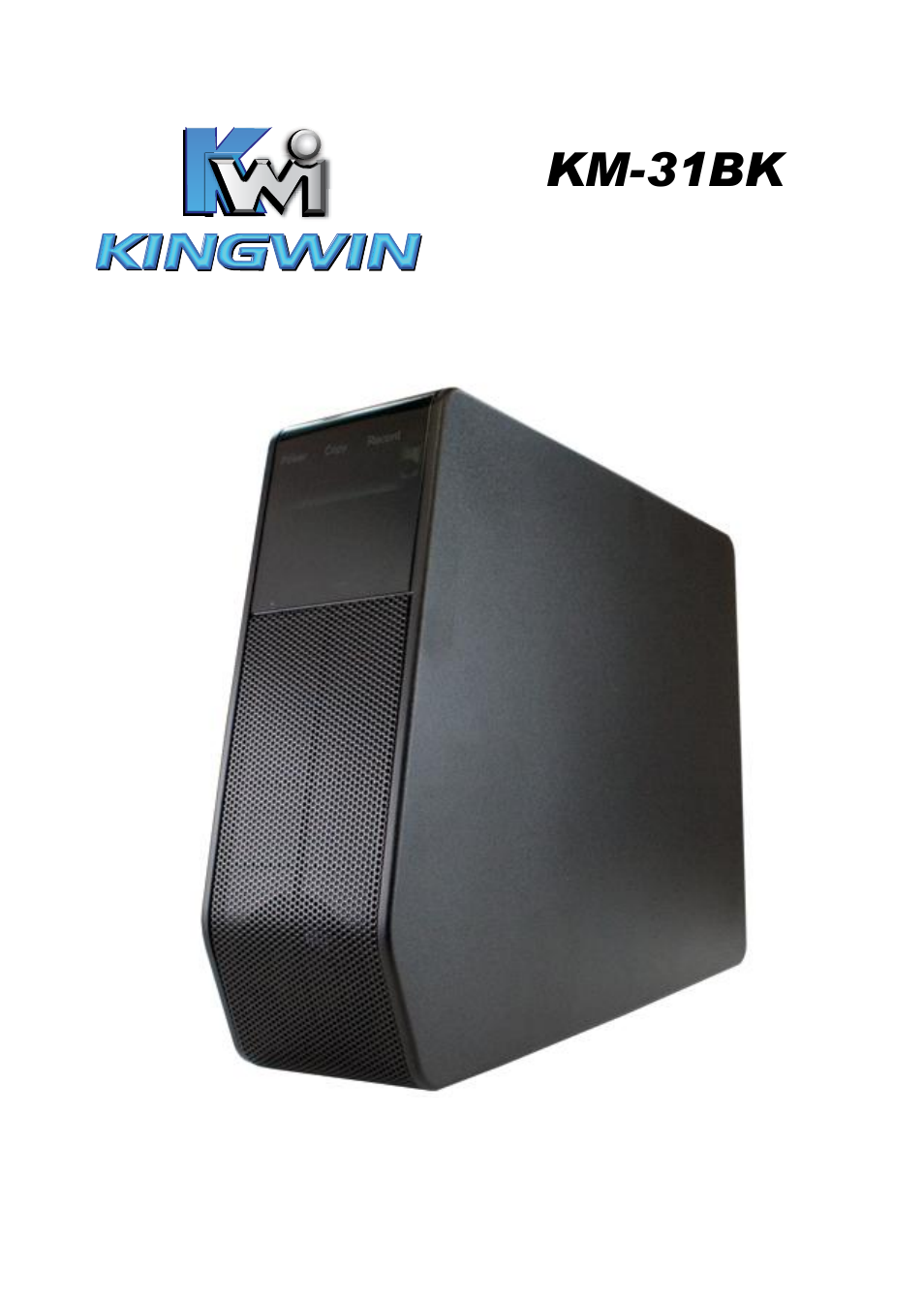 Kingwin KM-31BK User Manual | 58 pages