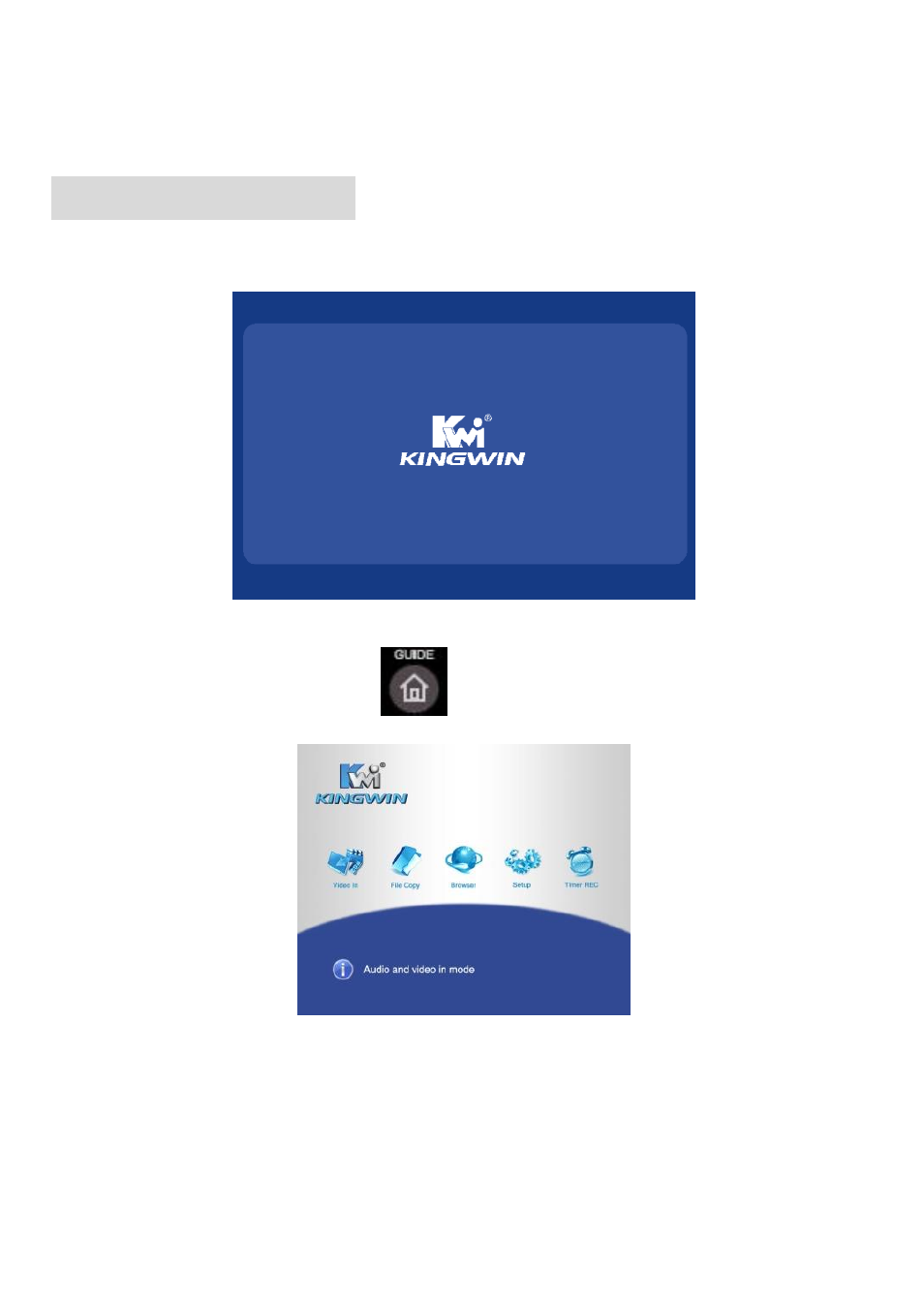 Getting started, 1 video in | Kingwin KM-31BK User Manual | Page 19 / 58