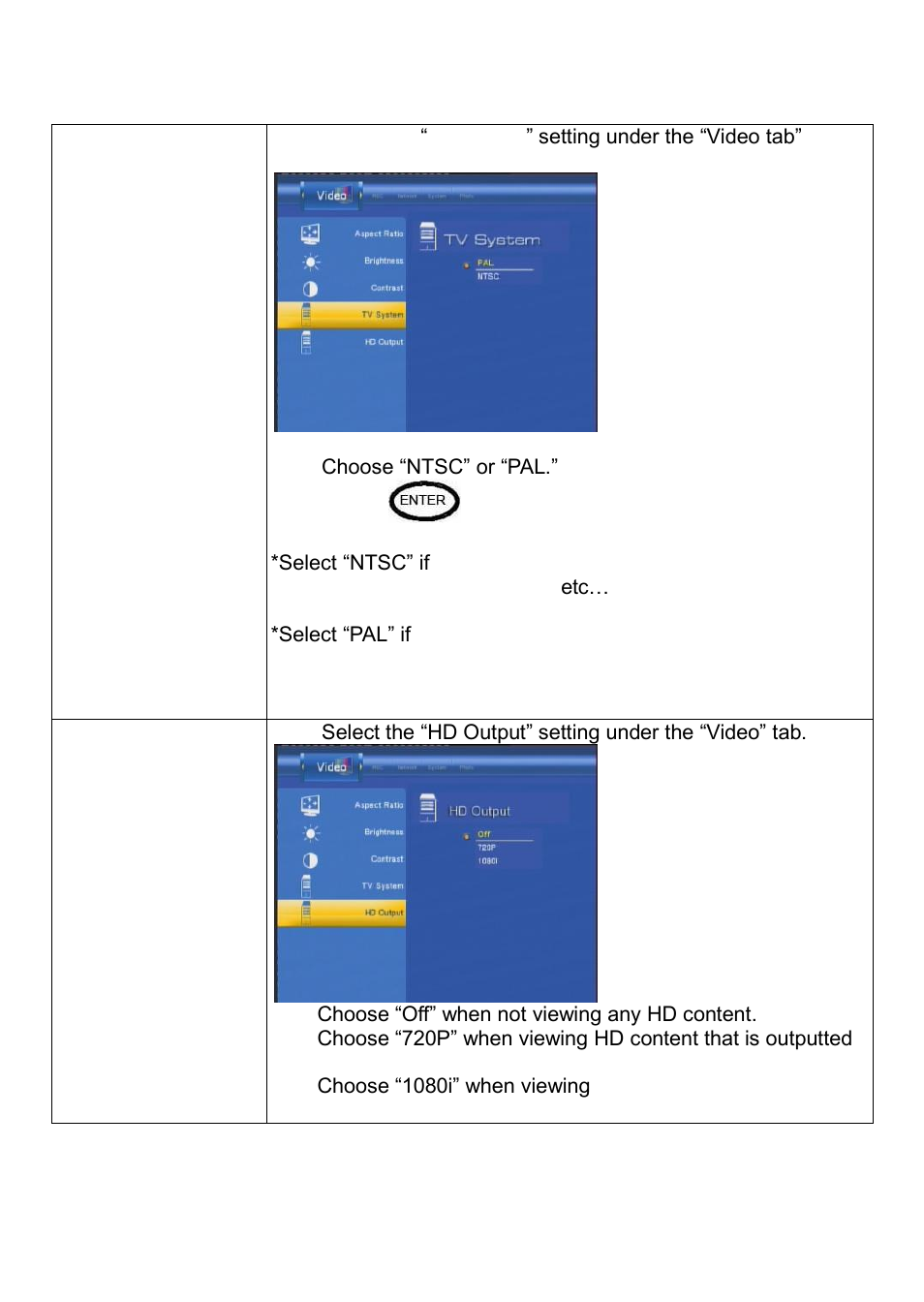 Setup menu | Kingwin KM-31BK User Manual | Page 36 / 58