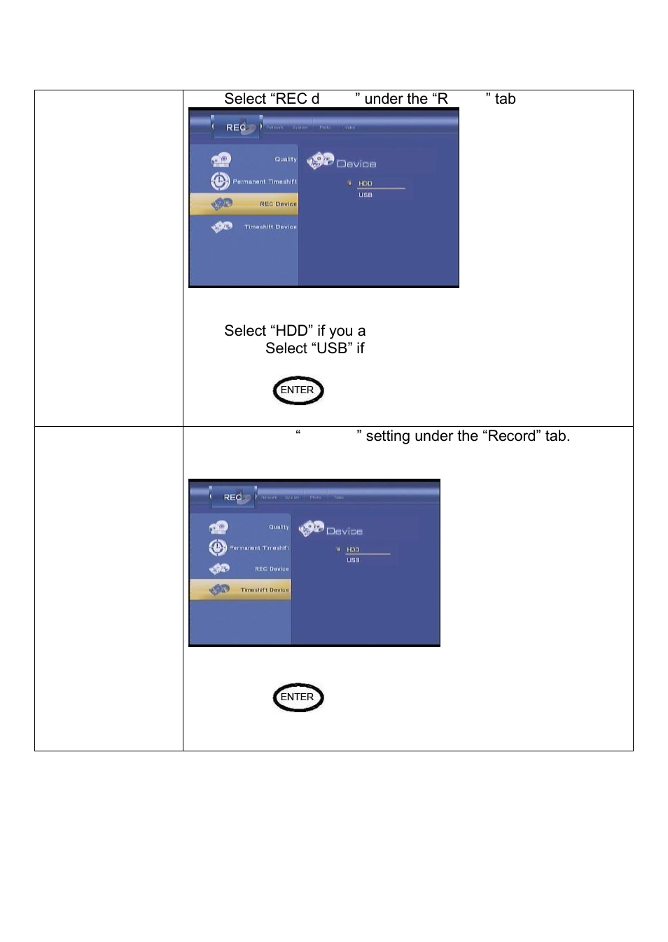 Setup menu | Kingwin KM-31BK User Manual | Page 39 / 58