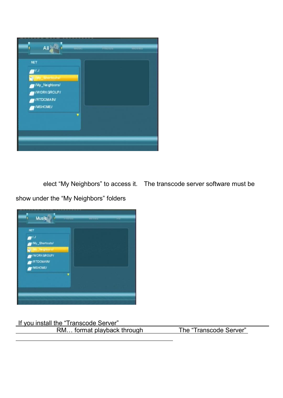 Browser menu | Kingwin KM-31BK User Manual | Page 47 / 58