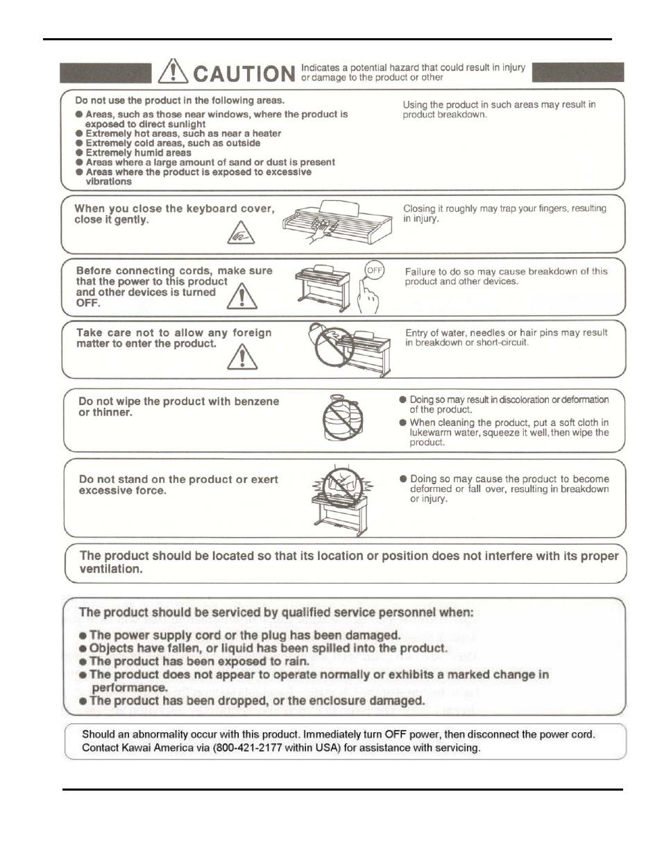 Kawai LH-1 User Manual | Page 7 / 29