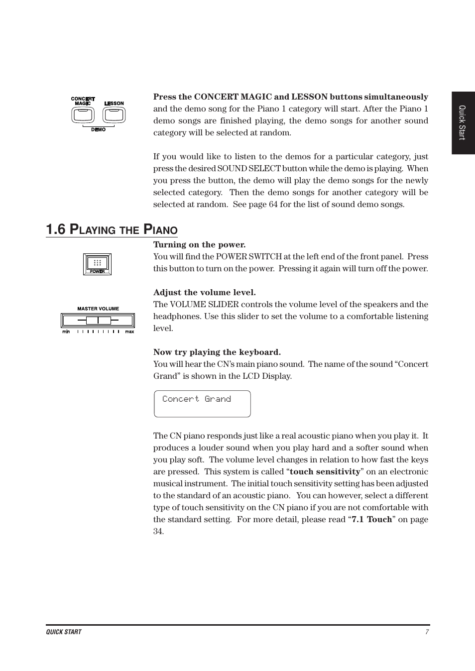 Kawai CN4 User Manual | Page 11 / 74