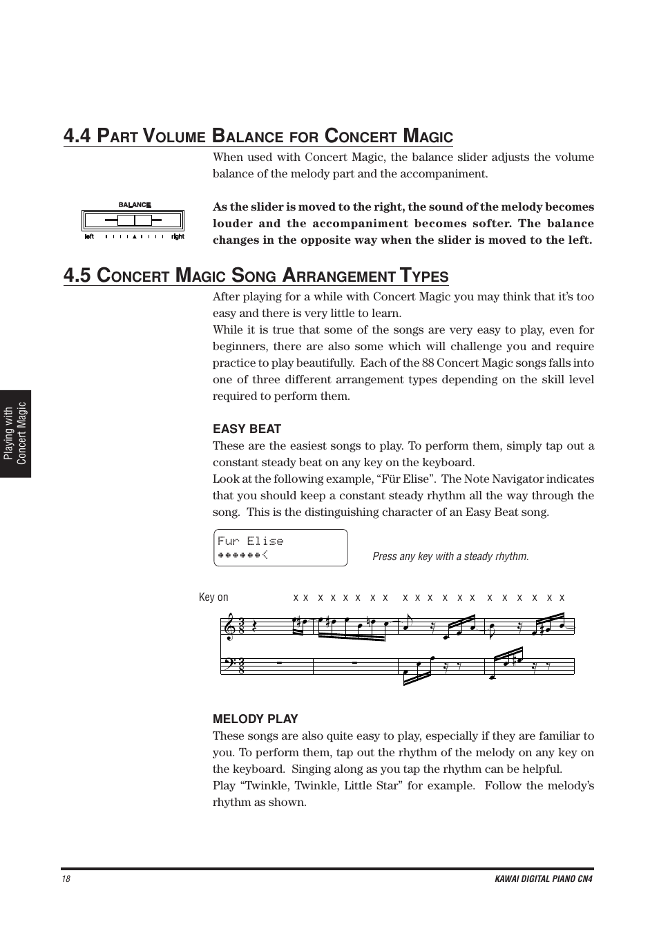 Kawai CN4 User Manual | Page 22 / 74