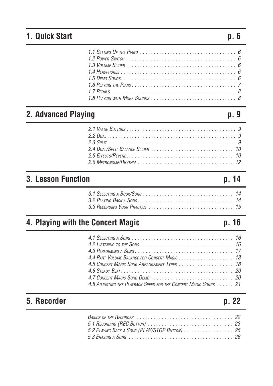 Kawai CN4 User Manual | Page 8 / 74