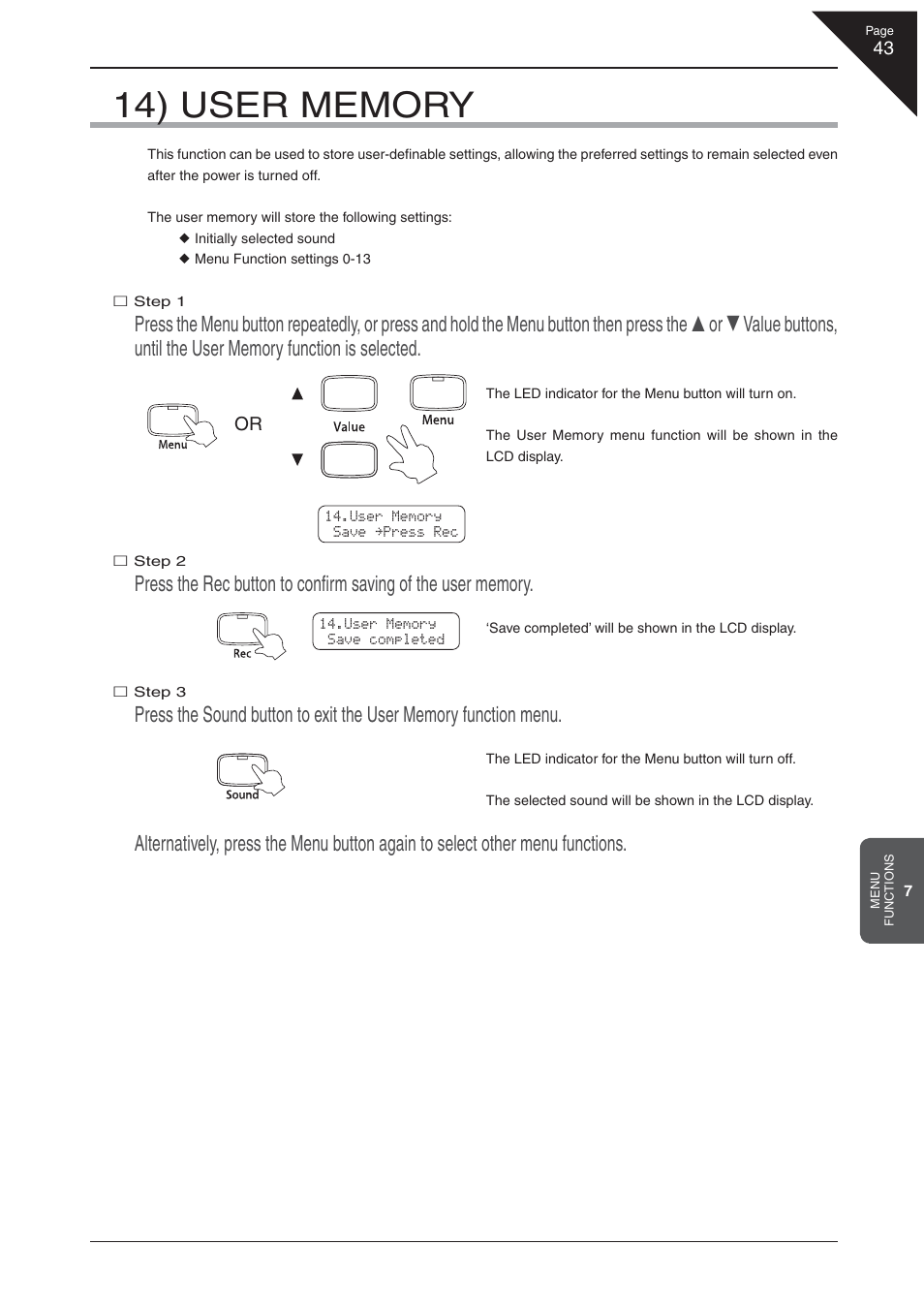 Kawai CA 111 User Manual | Page 43 / 50