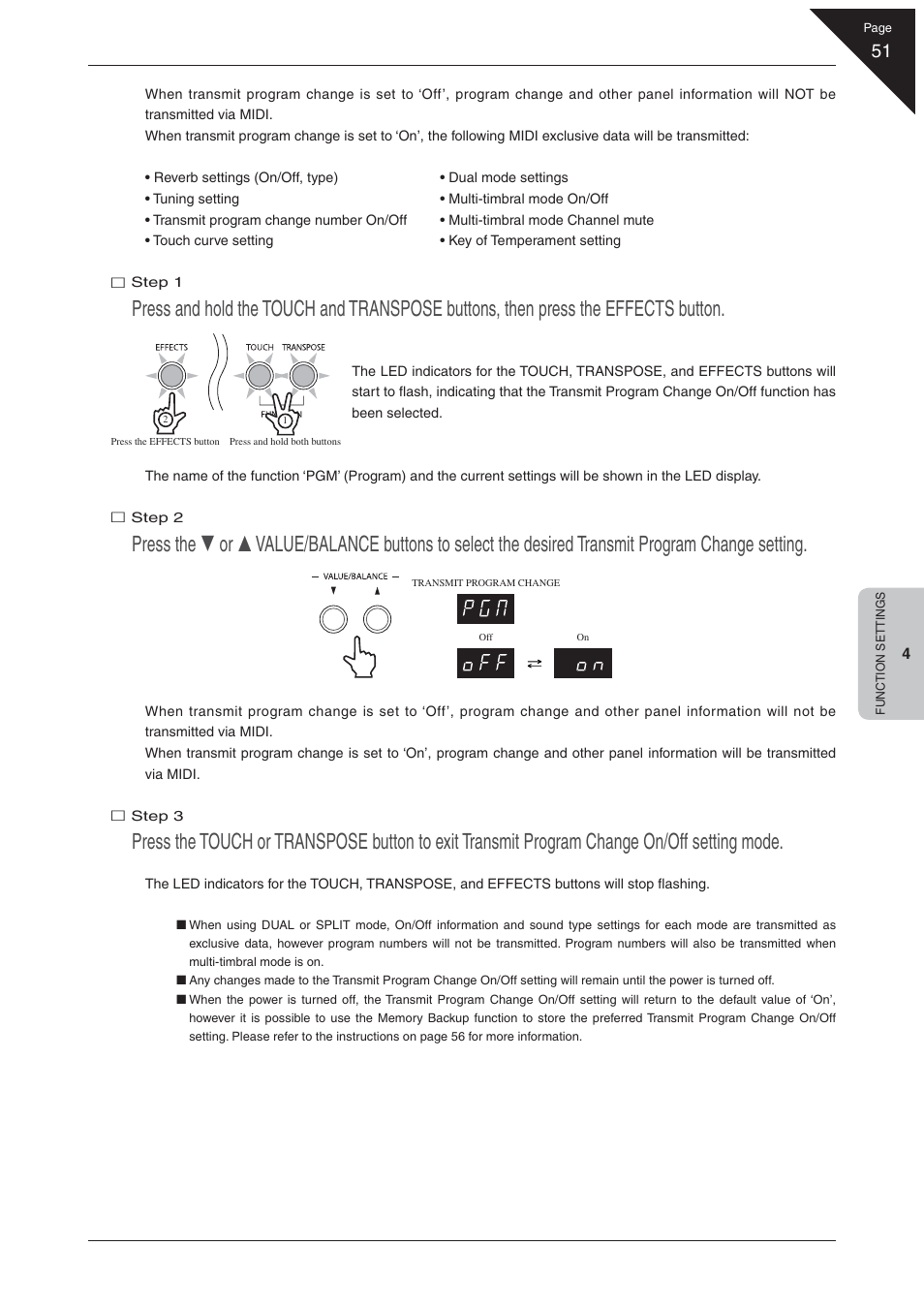 Kawai EP3 User Manual | Page 51 / 66