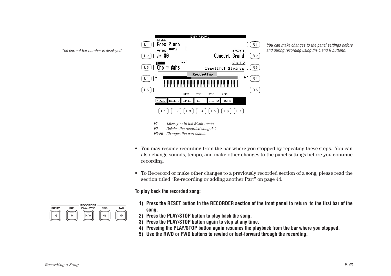 Kawai Concert Performer Series Digital Piano CP117 User Manual | Page 49 / 180