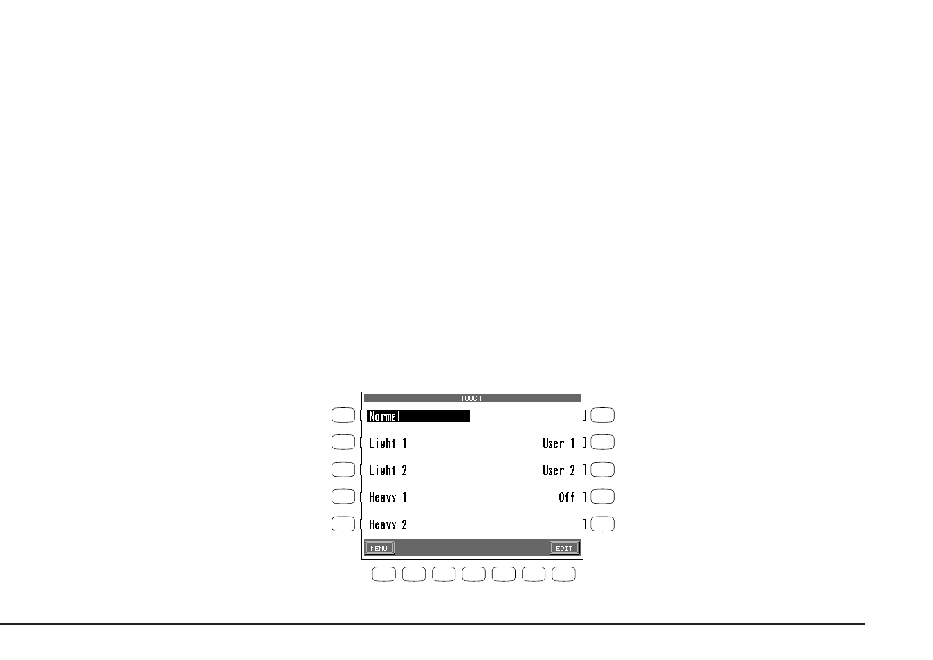 Touch curve | Kawai CP205/CP185 User Manual | Page 125 / 214