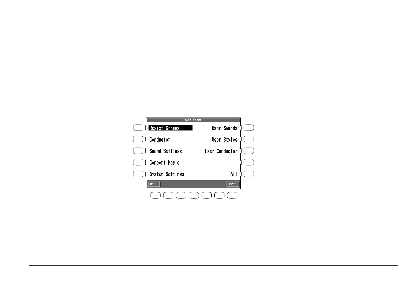 Soft reset | Kawai CP205/CP185 User Manual | Page 150 / 214