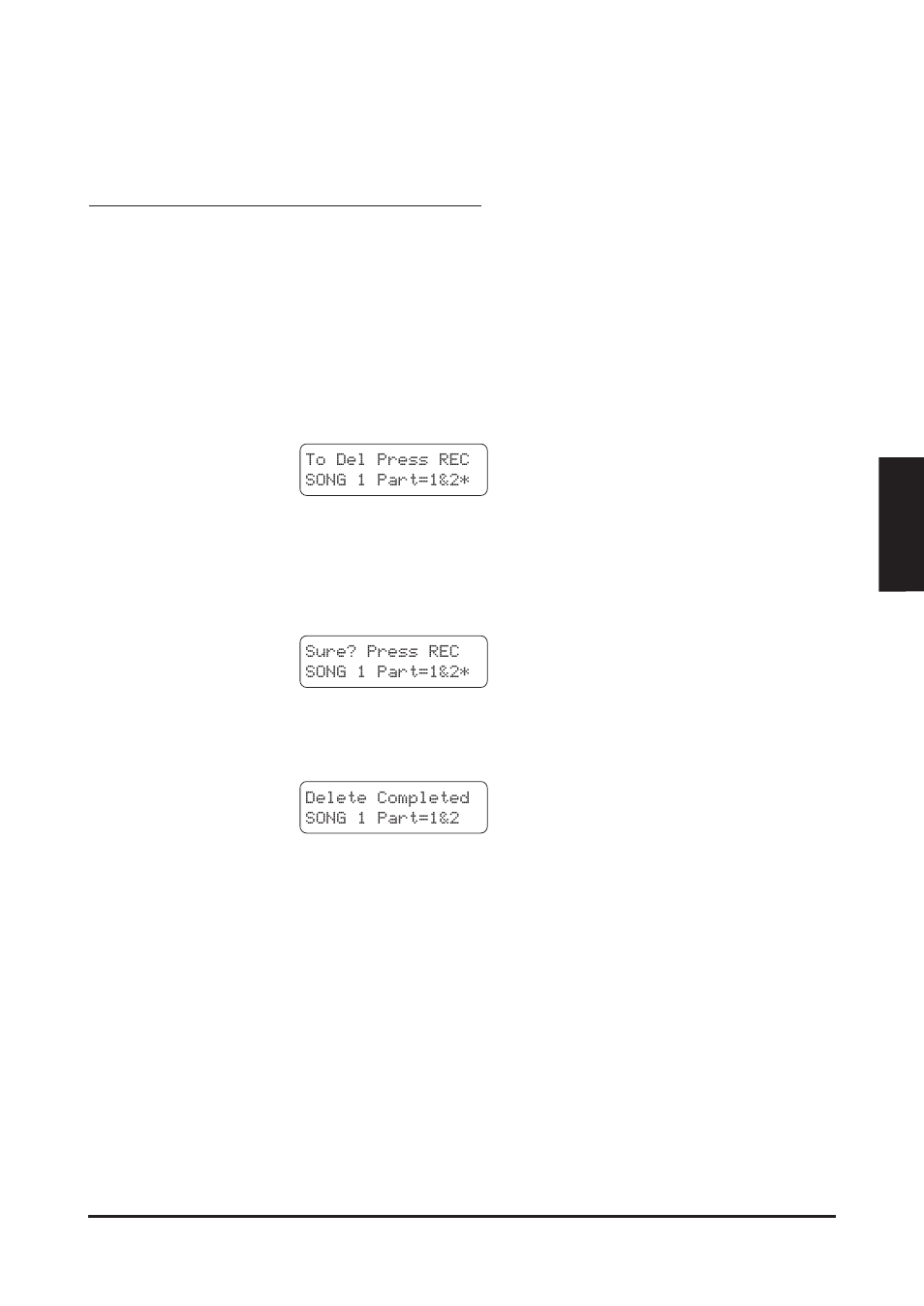 Erasing all data | Kawai CA1000 User Manual | Page 27 / 86