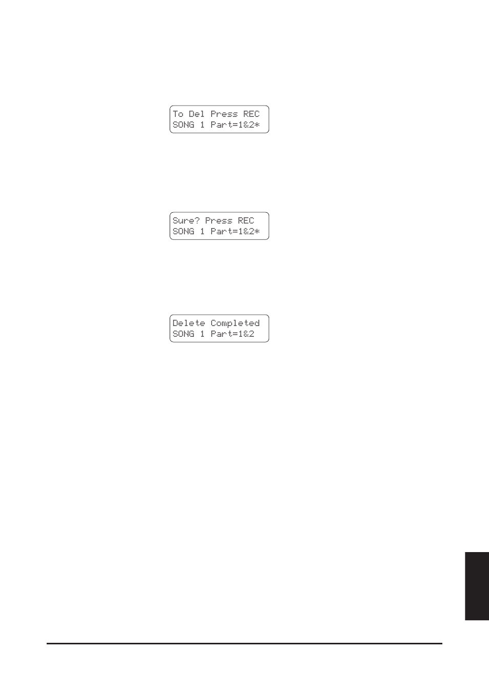 Erasing all the songs | Kawai CA1000 User Manual | Page 67 / 86