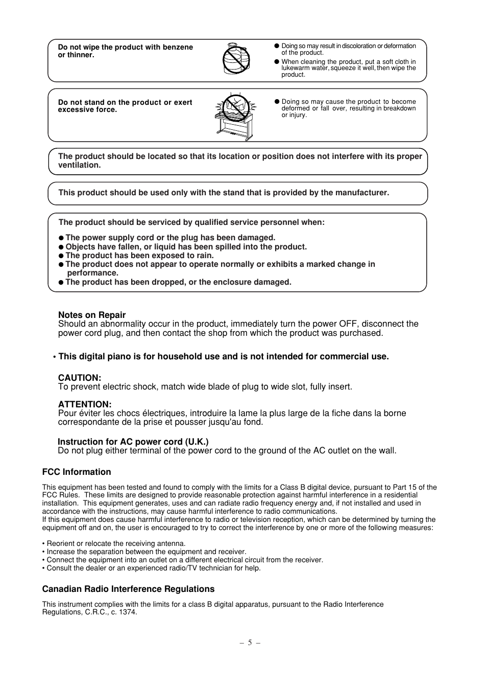 Kawai DP100 User Manual | Page 5 / 22