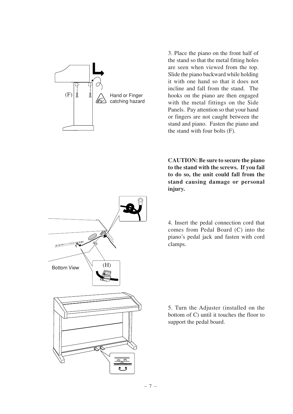 Kawai DP100 User Manual | Page 7 / 22