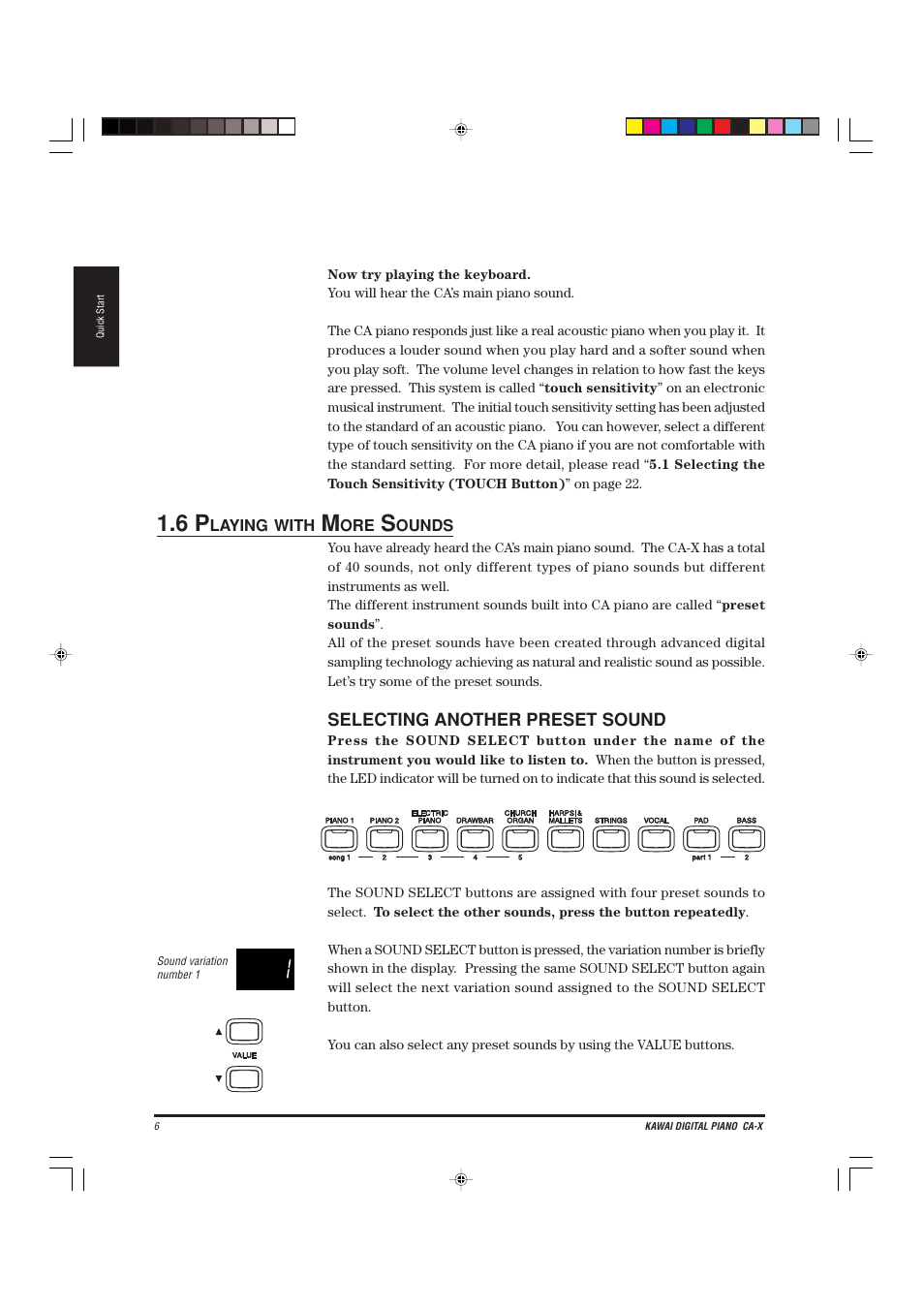 Kawai CA-X User Manual | Page 10 / 52