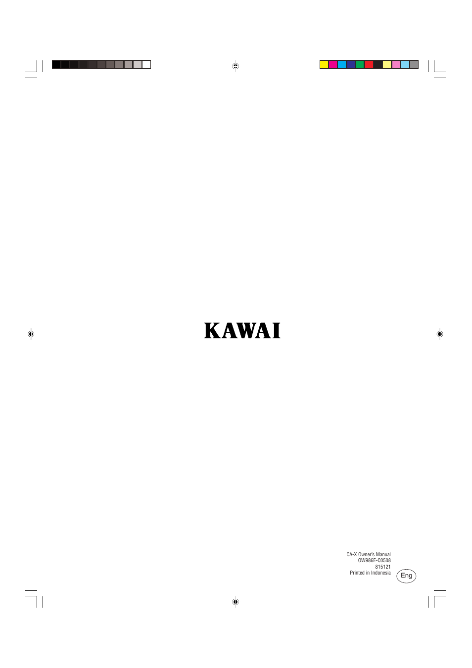 Kawai CA-X User Manual | Page 52 / 52