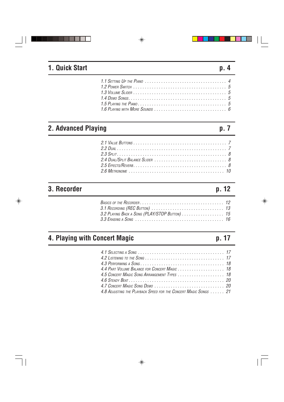 Kawai CA-X User Manual | Page 6 / 52