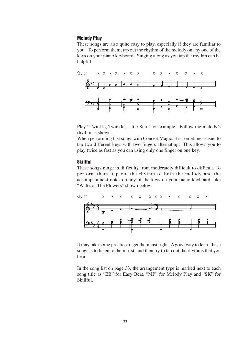 Kawai CP67 User Manual | Page 23 / 36