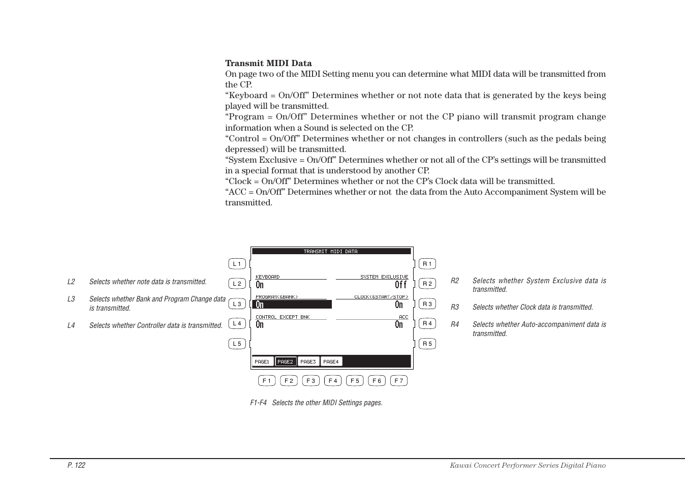 Kawai CP115 User Manual | Page 128 / 182