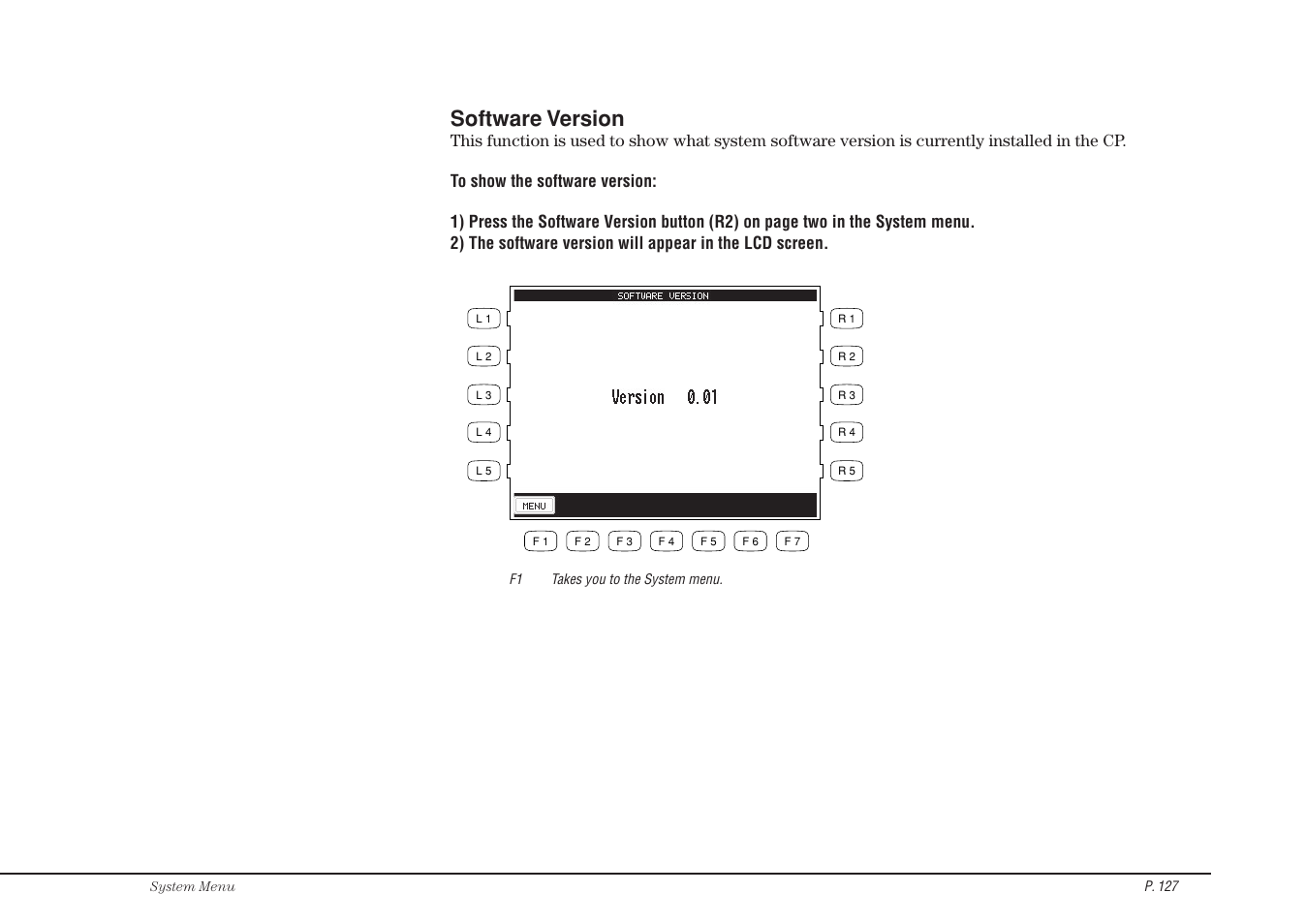 Software version | Kawai CP115 User Manual | Page 133 / 182