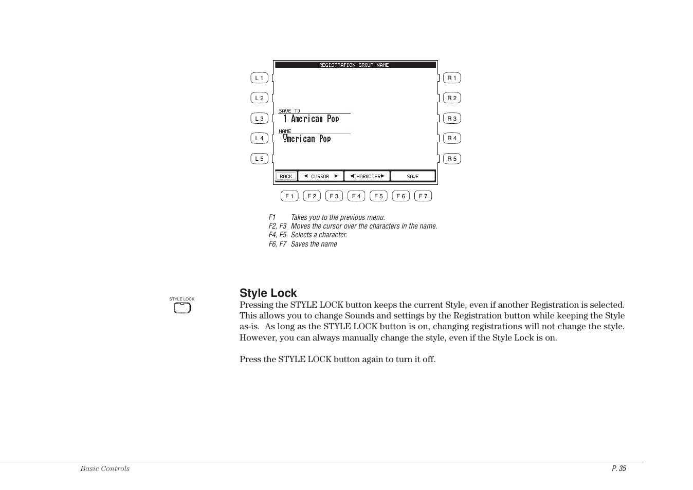 Style lock | Kawai CP115 User Manual | Page 41 / 182