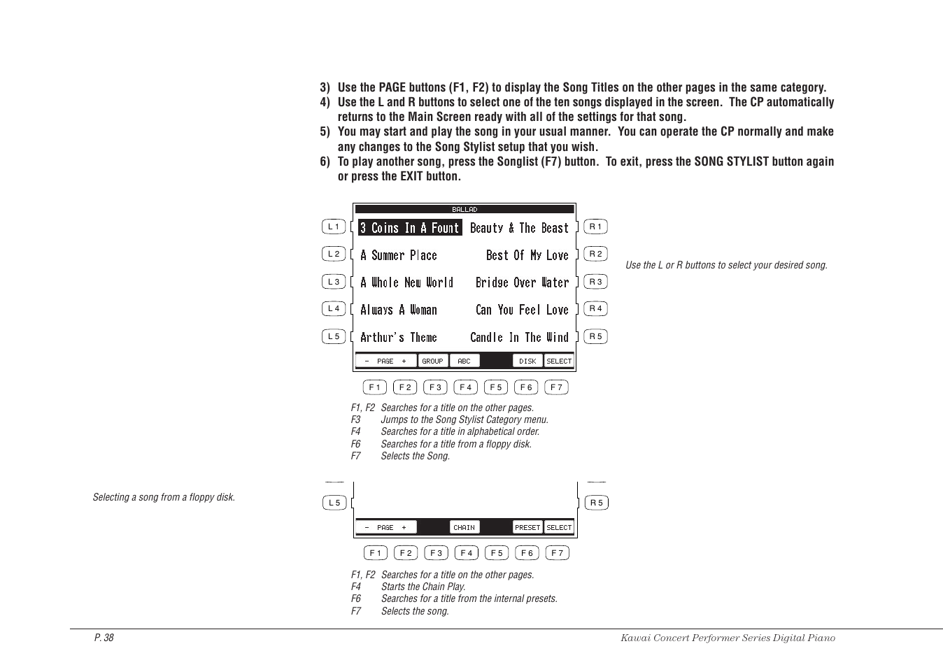 Kawai CP115 User Manual | Page 44 / 182