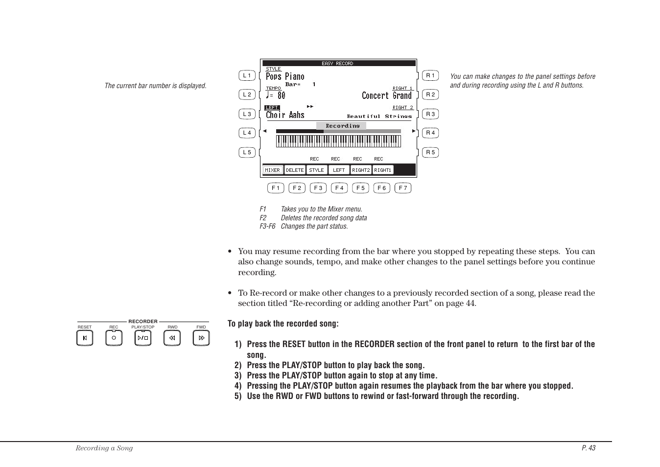 Kawai CP115 User Manual | Page 49 / 182