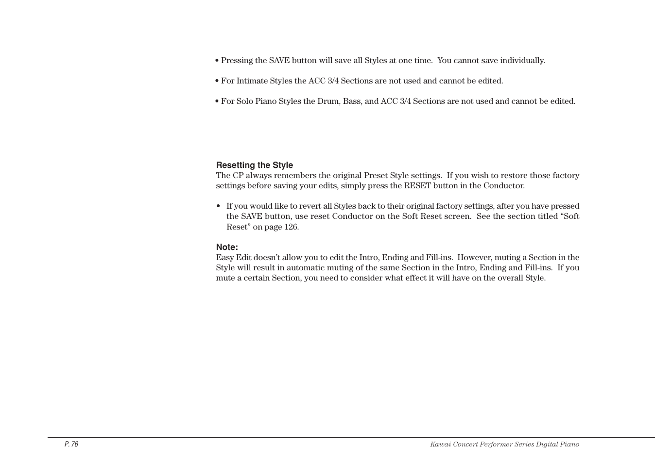 Kawai CP115 User Manual | Page 82 / 182