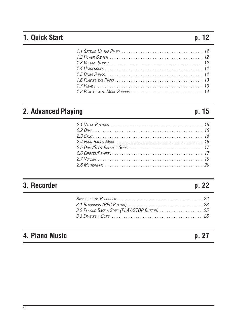 Kawai CE200 User Manual | Page 10 / 60