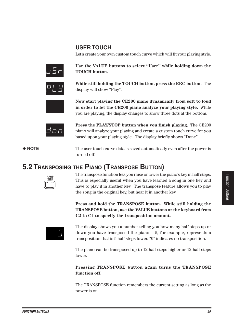 Kawai CE200 User Manual | Page 29 / 60
